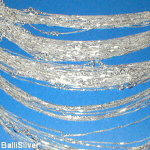 50 Sterling Silver 925 Box 015 Chains Lot 30x16" 20x18"