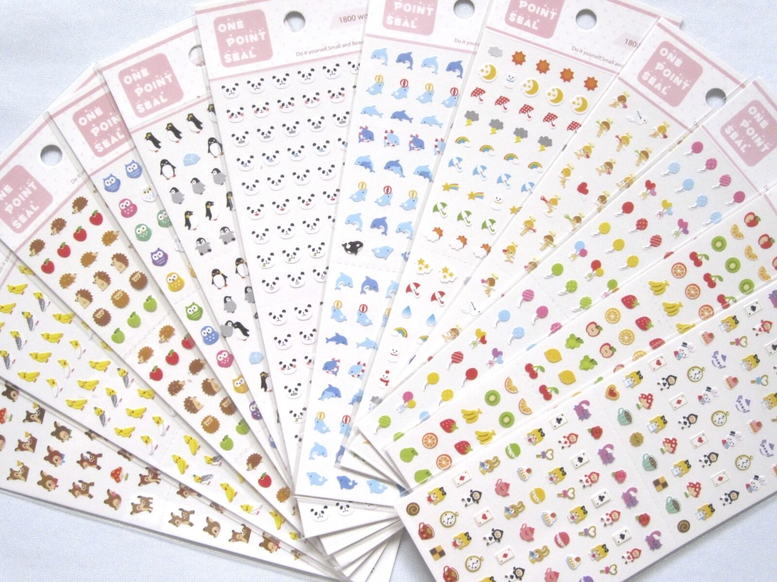 One Point Seal Made In Korea Sticker Sheet Version 2 (your Choice)~kawaii!!