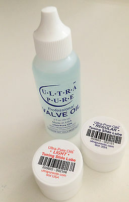 Ultra-pure Trumpet Valve Oil & Lubes -a Great Lube Kit!
