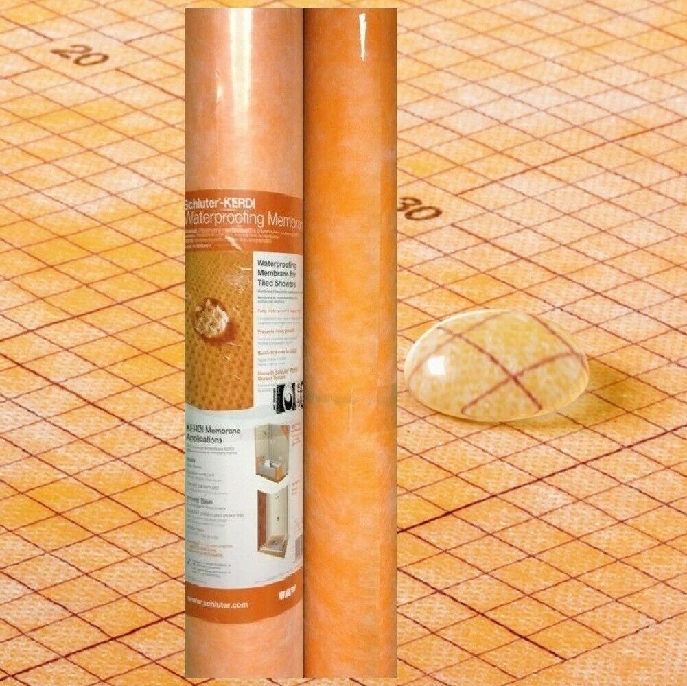 Kerdi Waterproof Membrane Schluter 10 Thru 323 Sq Ft Rolls       ~you Pick Size~
