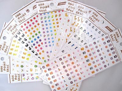 One Point Seal Made In Korea Sticker Sheet Version 1 (your Choice)~kawaii!!